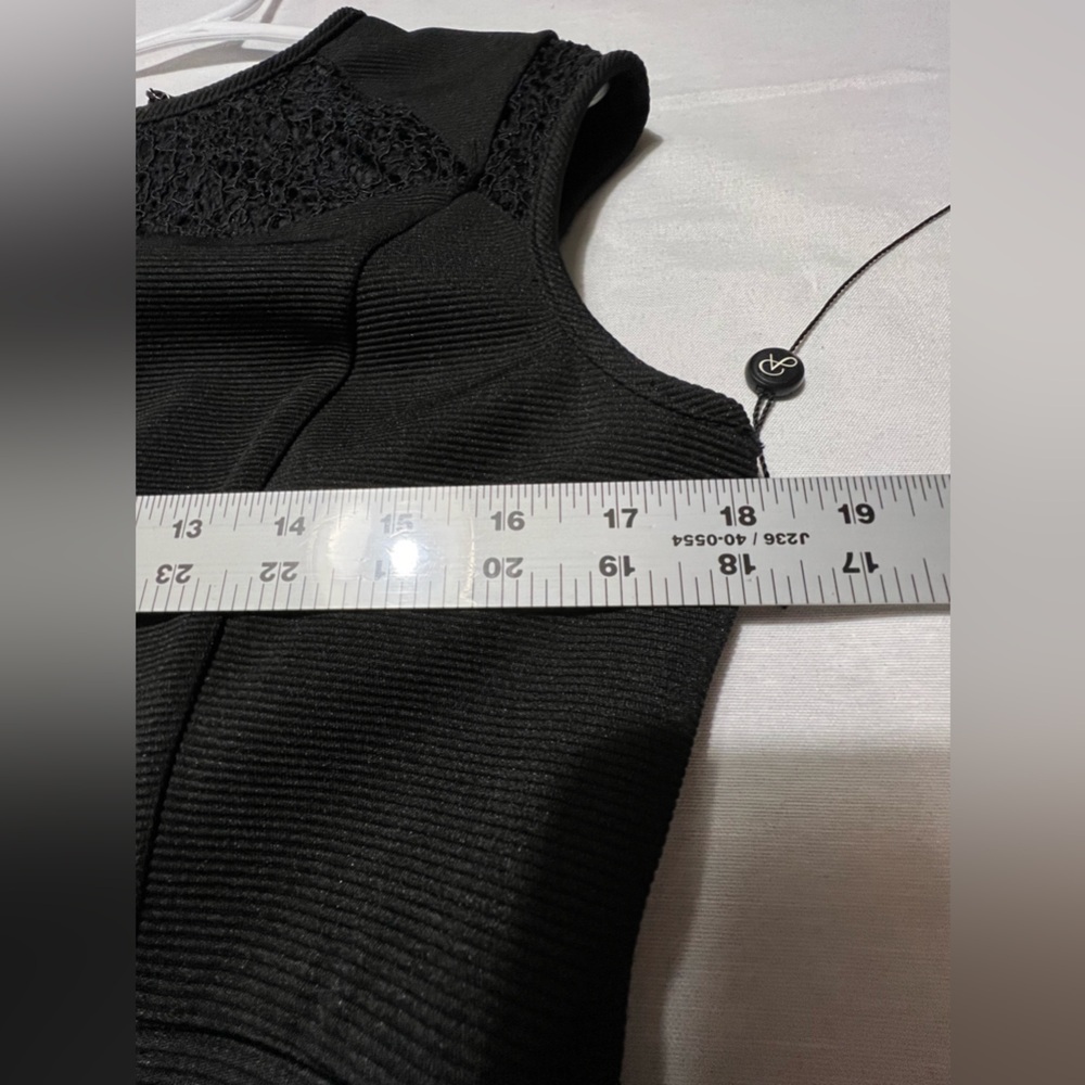 Adrianna Papell black dress, NWT - Picture 7 of 15